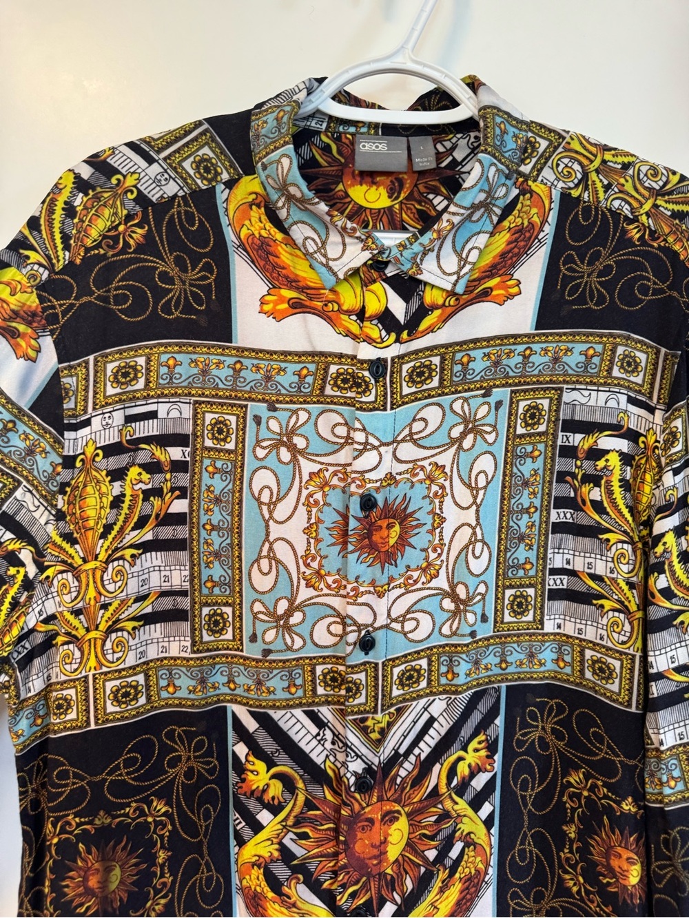 ASOS Men’s Printed Button-Up Shirt